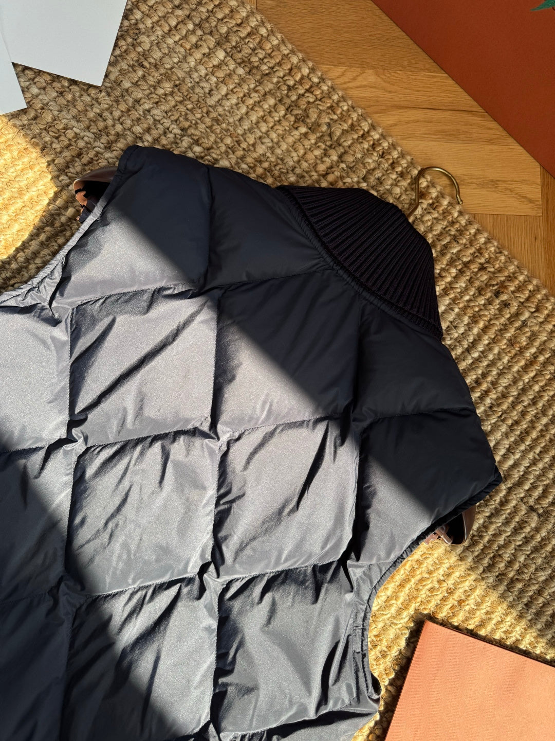 Berluti Schwarze Stepp-Daunenweste Wärmender Komfort & Moderner Urban-Look