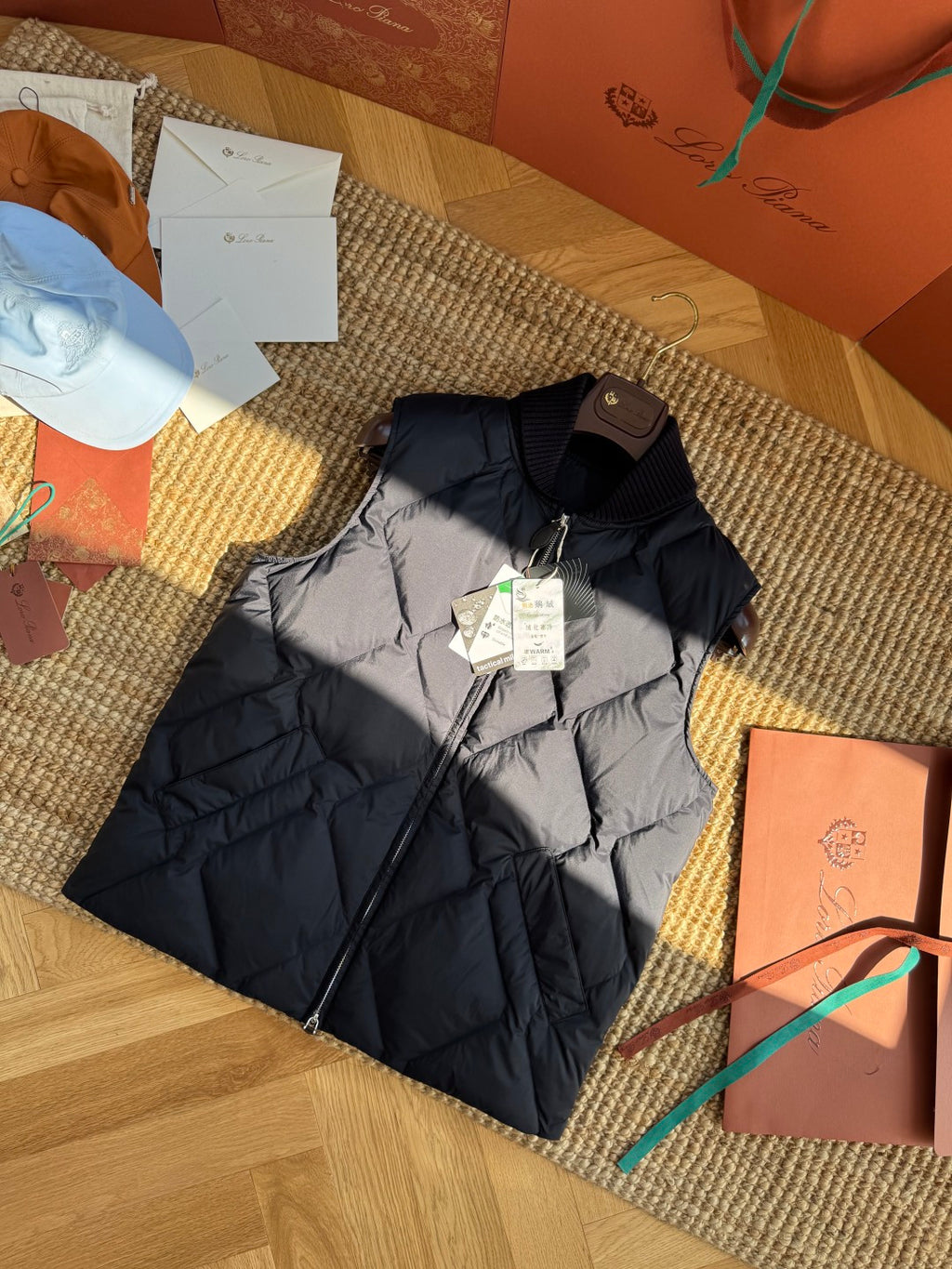 Berluti Schwarze Stepp-Daunenweste Wärmender Komfort & Moderner Urban-Look