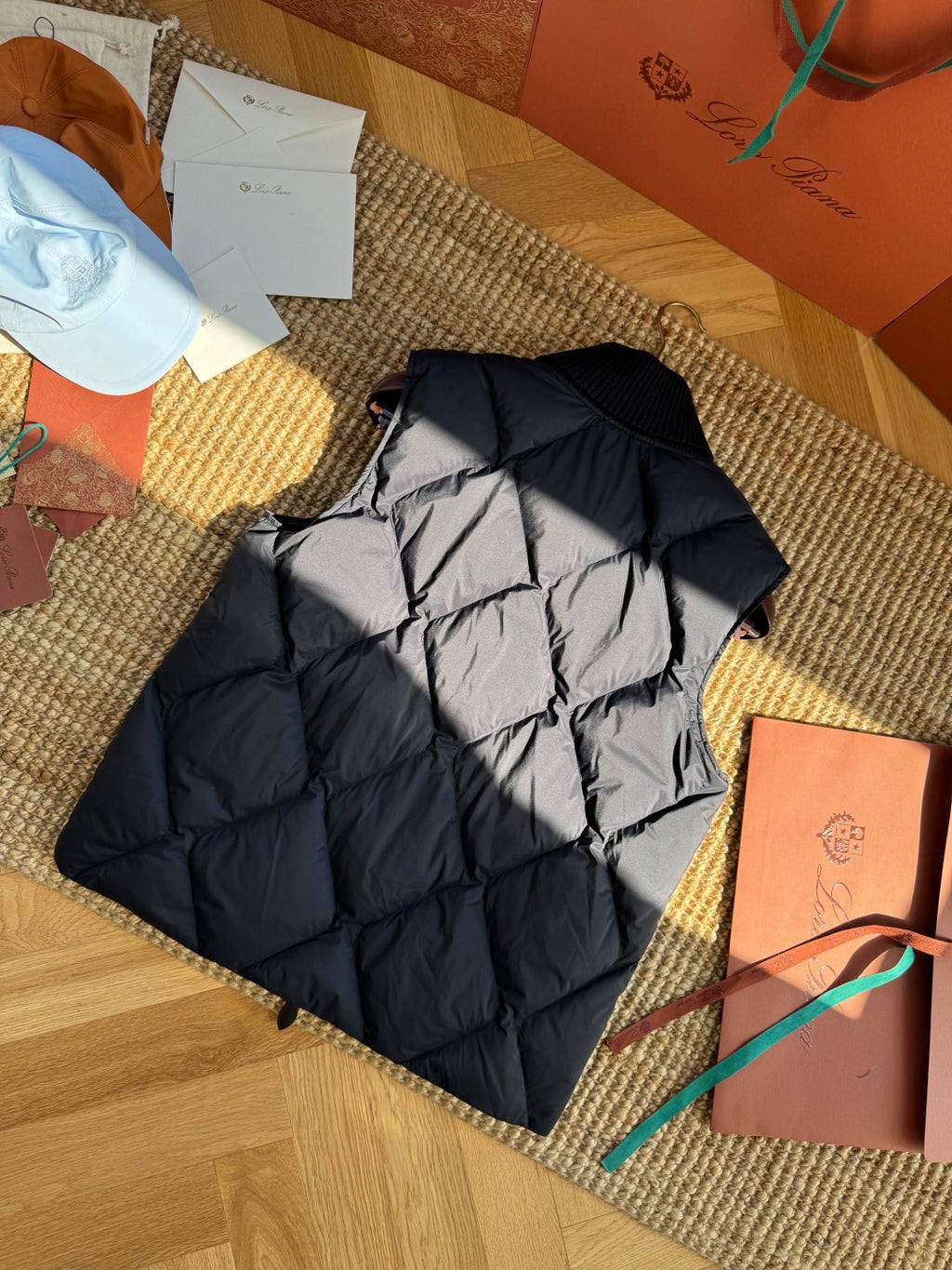 Berluti Schwarze Stepp-Daunenweste Wärmender Komfort & Moderner Urban-Look