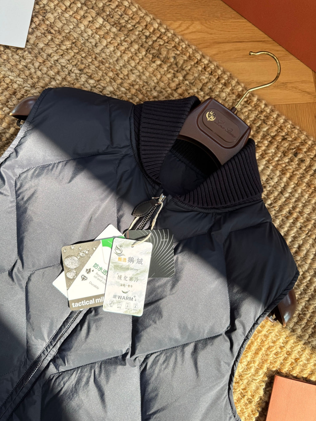 Berluti Schwarze Stepp-Daunenweste Wärmender Komfort & Moderner Urban-Look