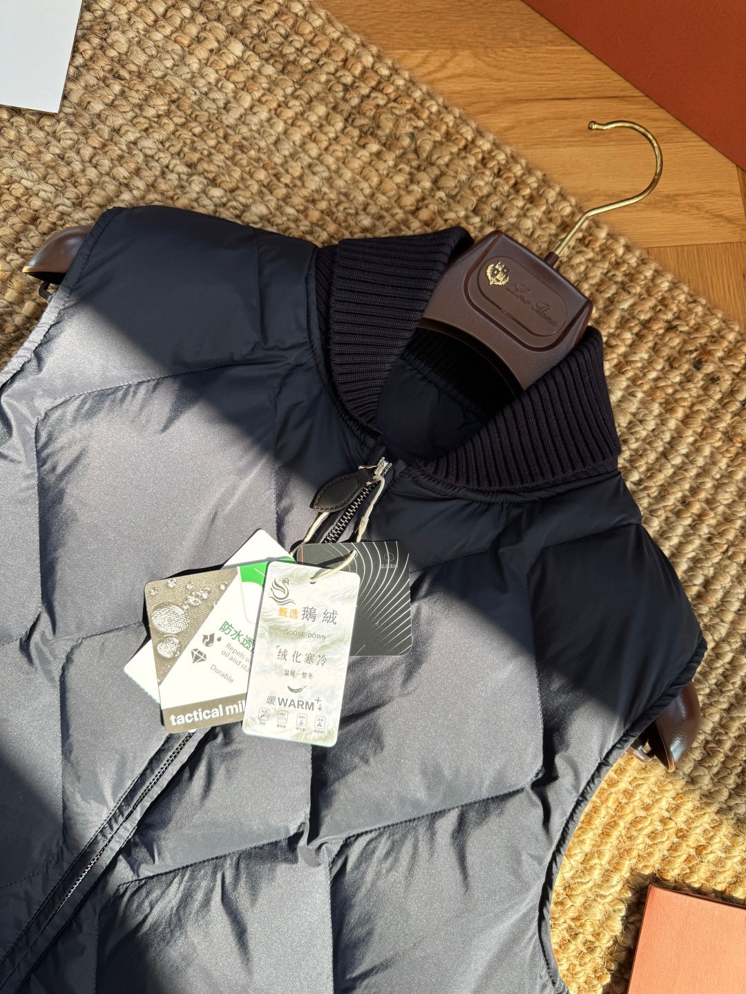 Berluti Schwarze Stepp-Daunenweste Wärmender Komfort & Moderner Urban-Look