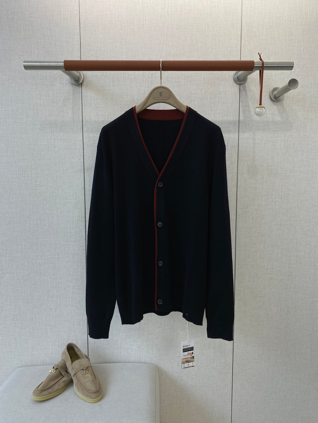 Cesare Attolini Dunkle Strick Cardigan