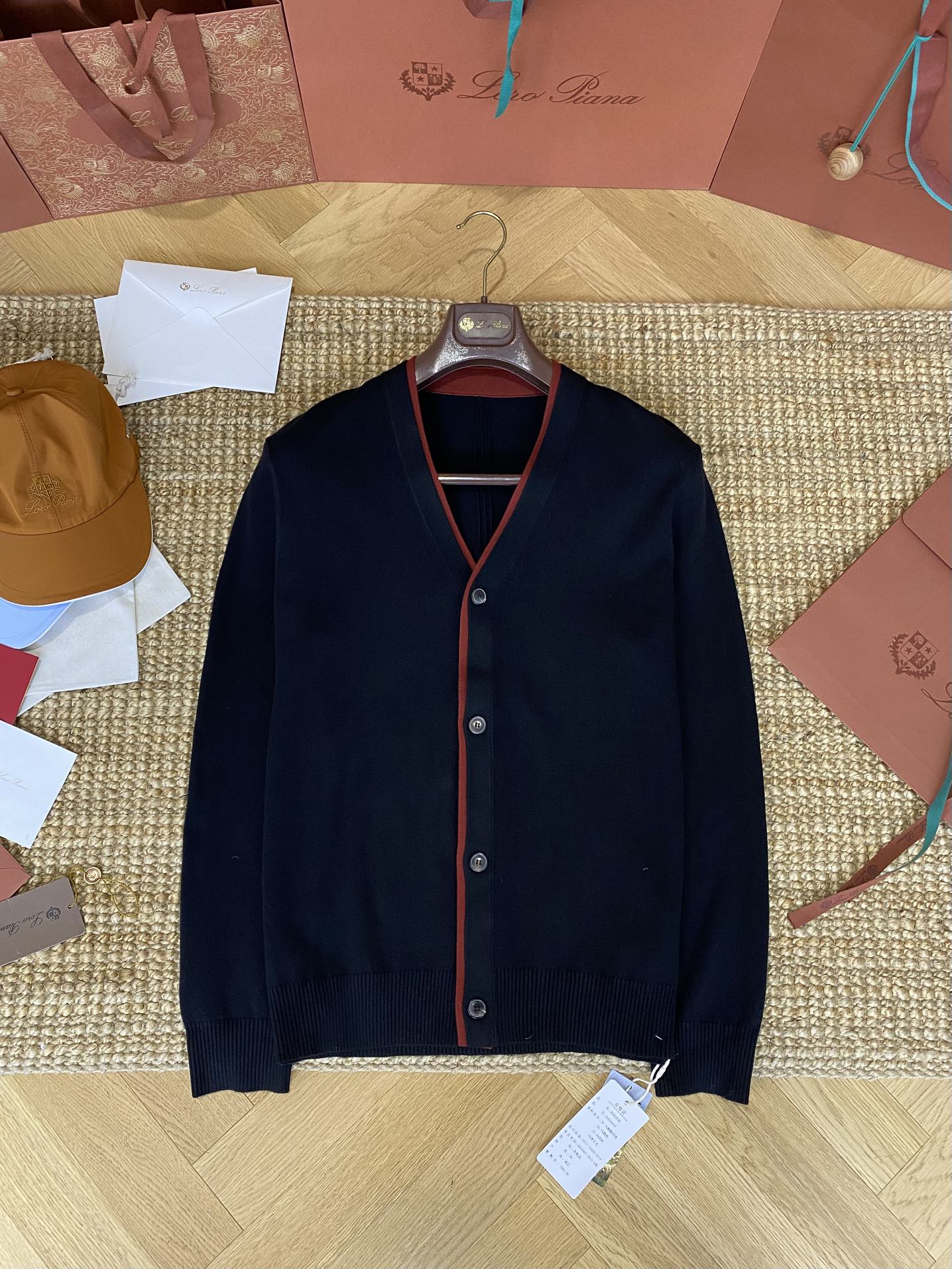 Cesare Attolini Dunkle Strick Cardigan