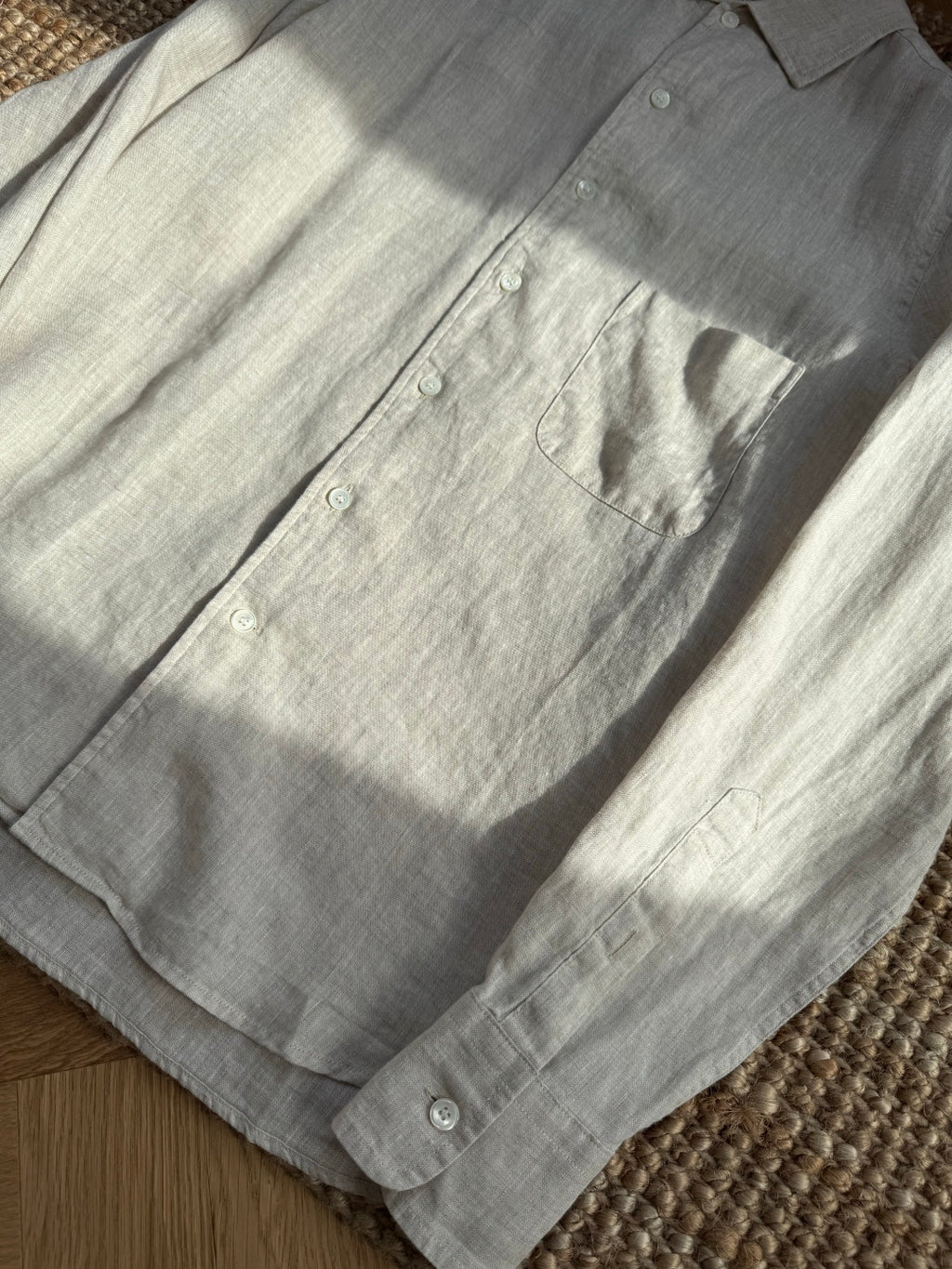 Dior Beige Leinenhemd