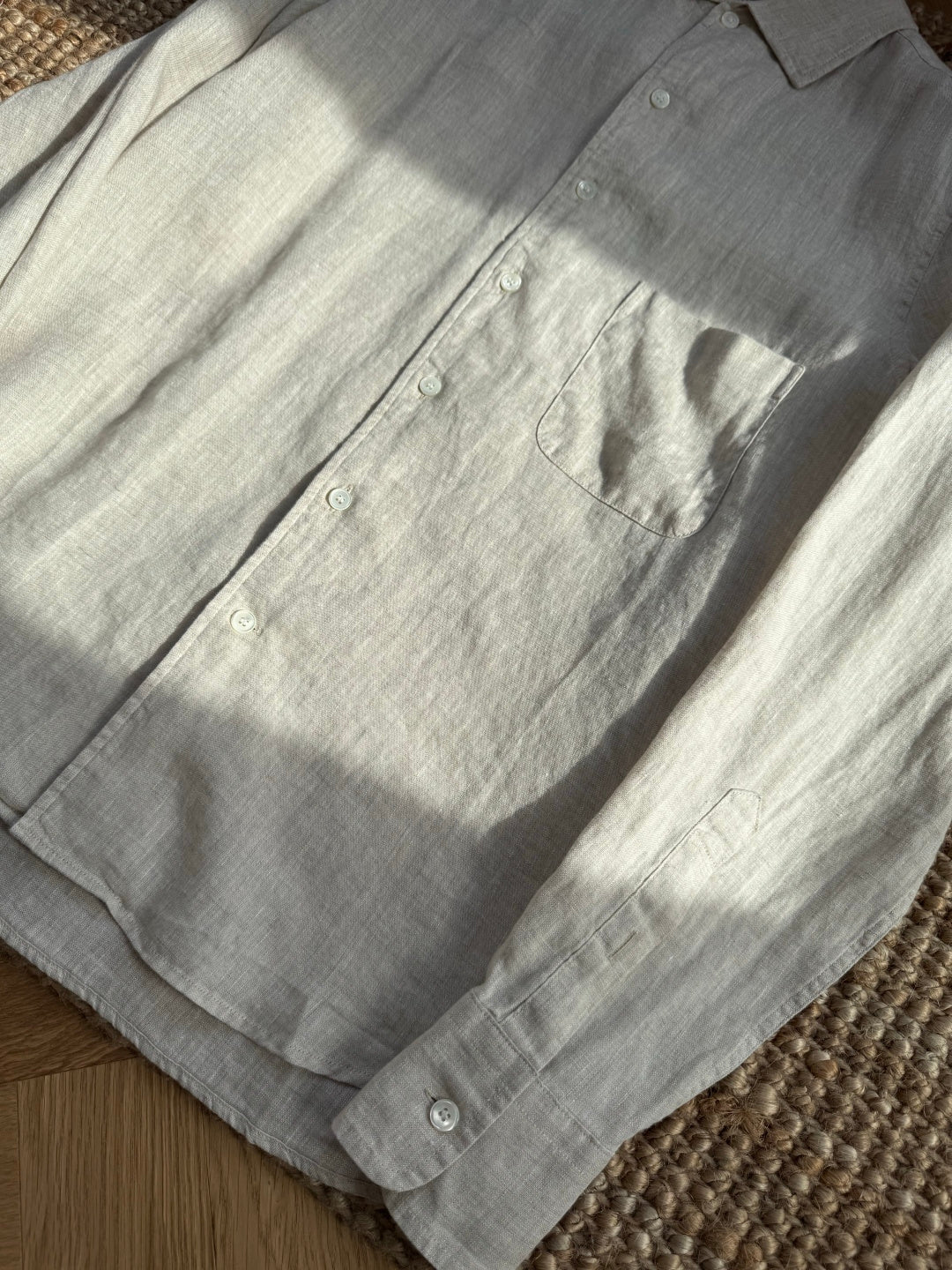 Dior Beige Leinenhemd