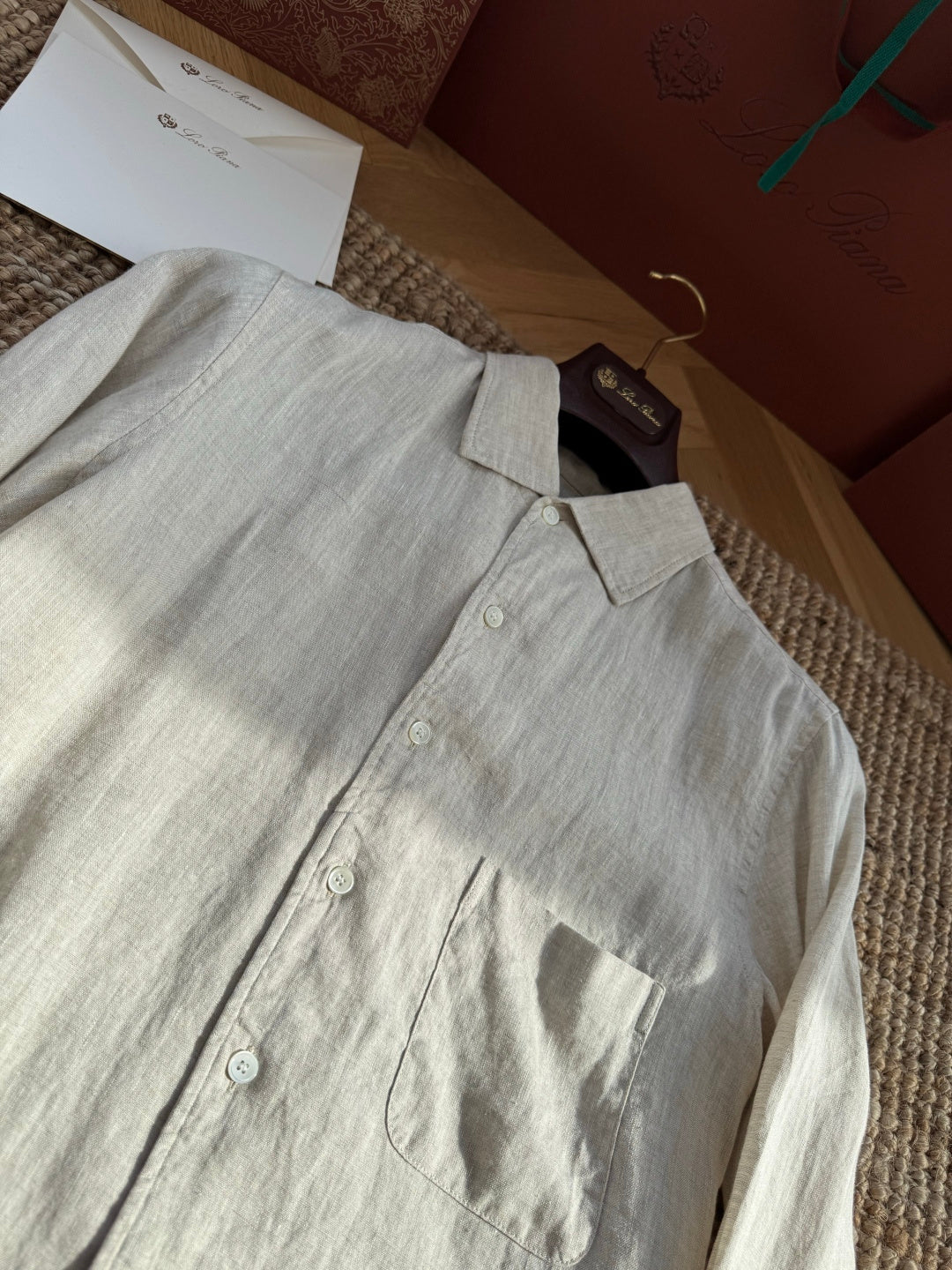 Dior Beige Leinenhemd