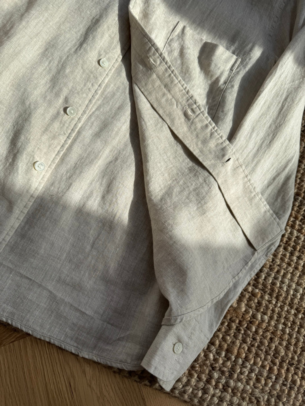 Dior Beige Leinenhemd