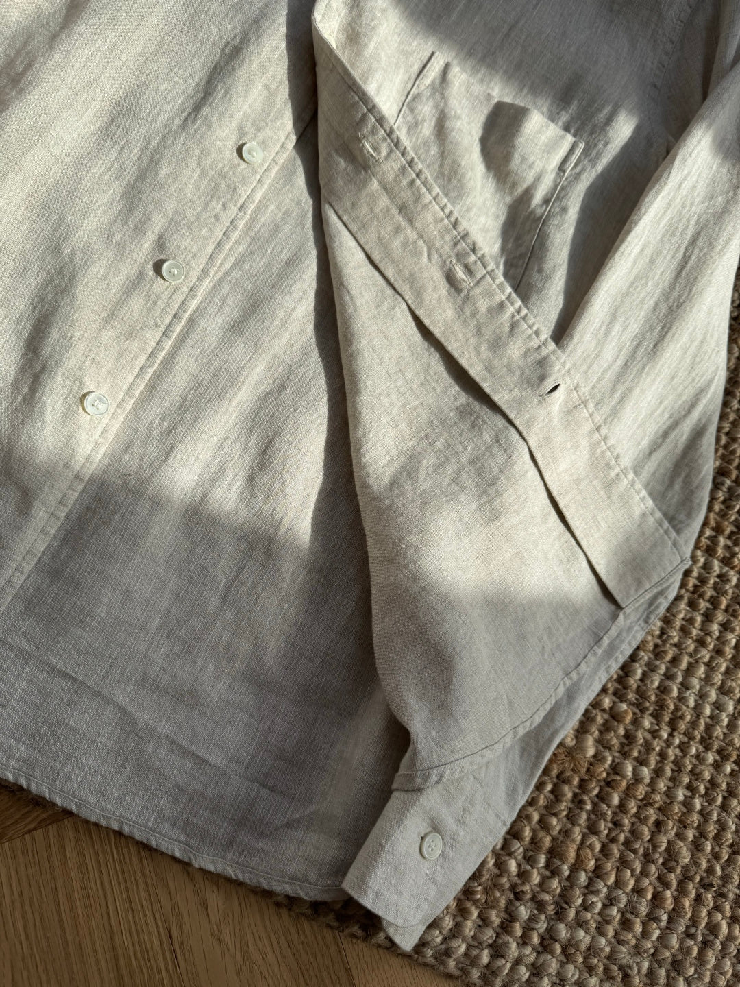 Dior Beige Leinenhemd