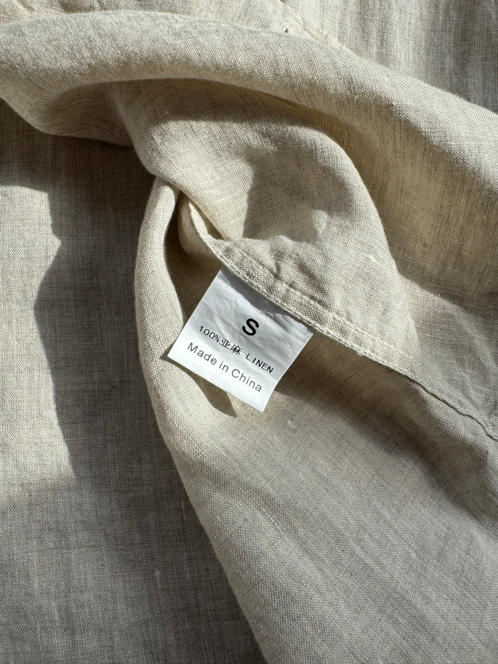 Dior Beige Leinenhemd