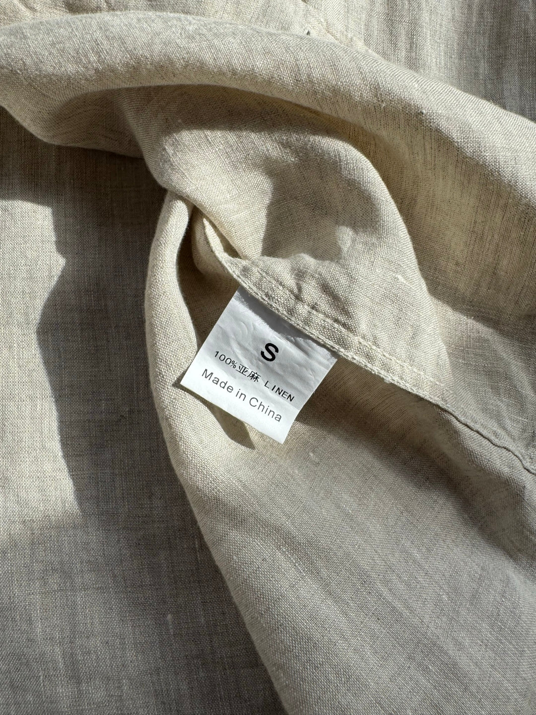 Dior Beige Leinenhemd