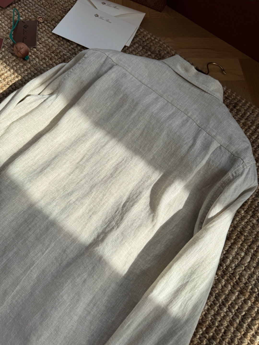 Dior Beige Leinenhemd