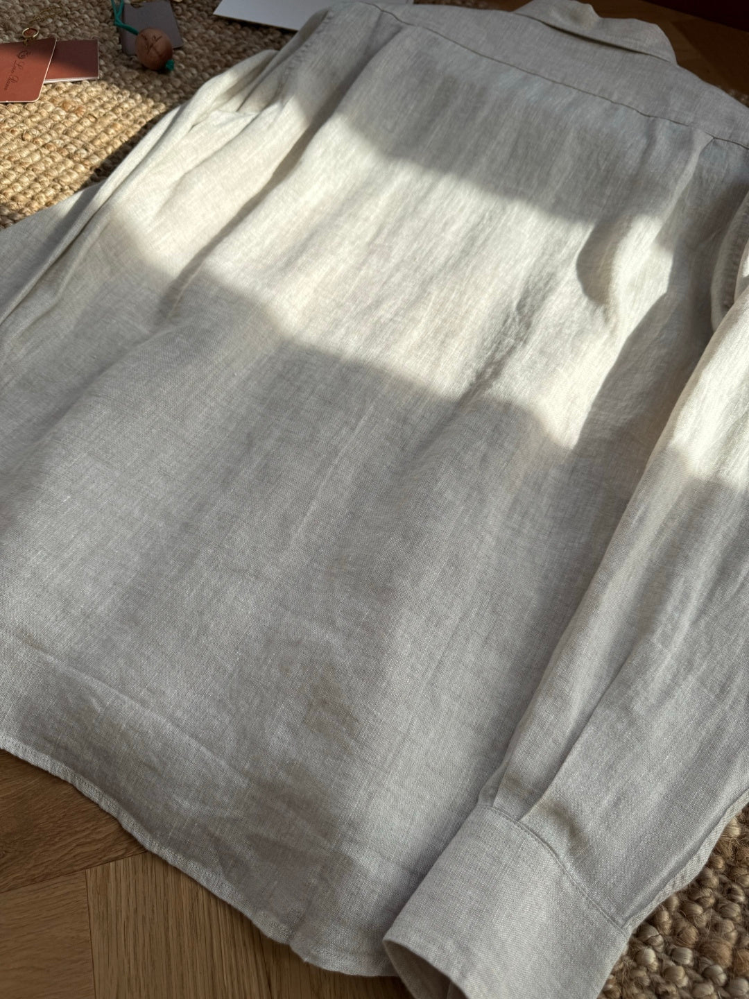 Dior Beige Leinenhemd