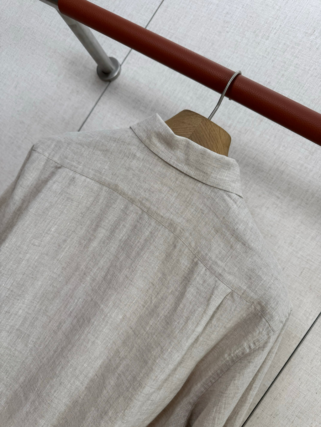 Dior Beige Leinenhemd