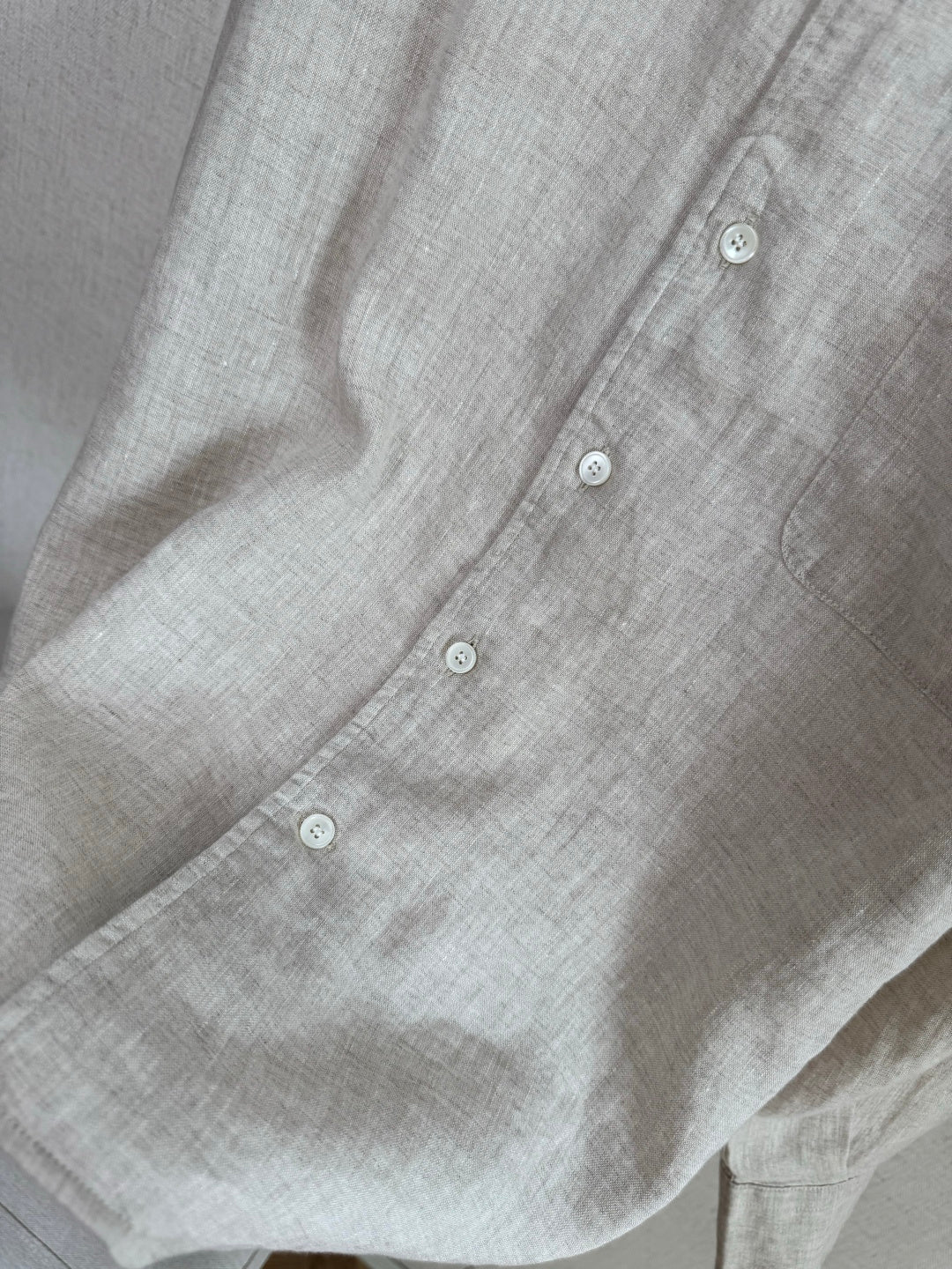 Dior Beige Leinenhemd