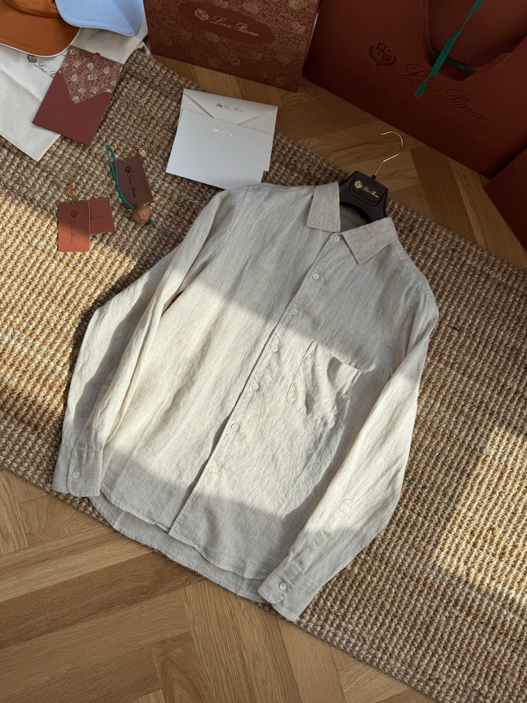 Dior Beige Leinenhemd