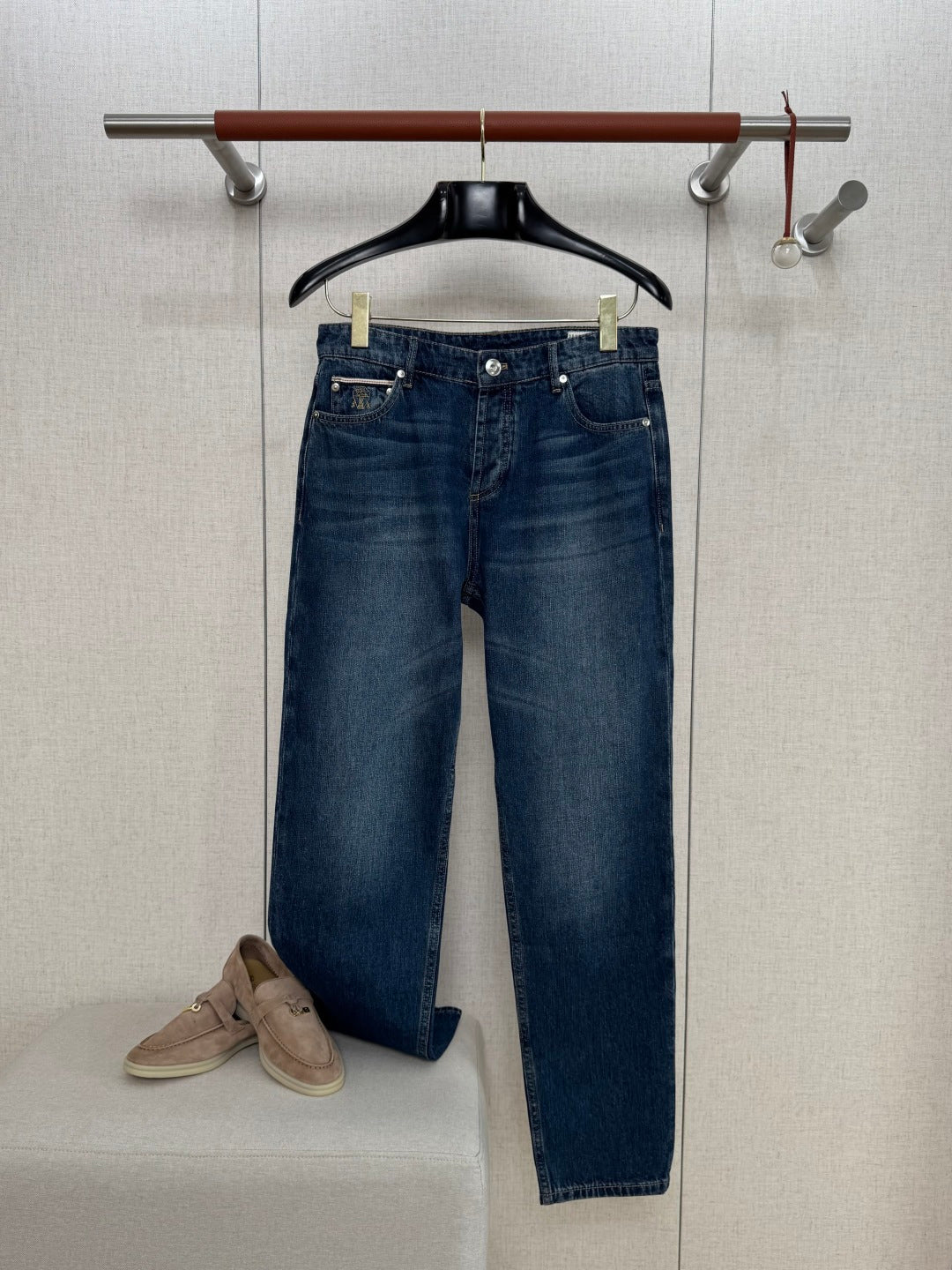 Dior Dunkelblaue Jeans