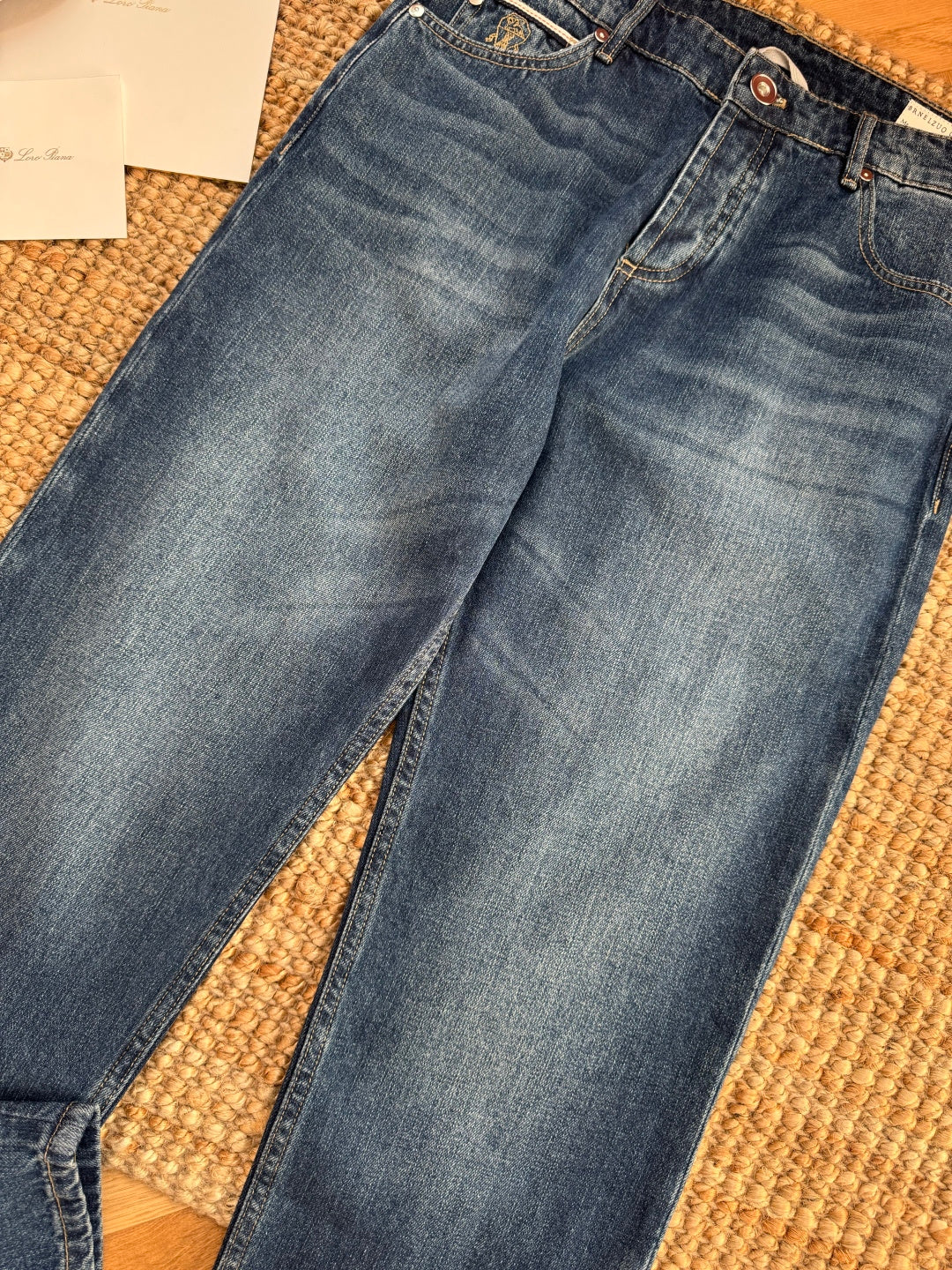 Dior Dunkelblaue Jeans