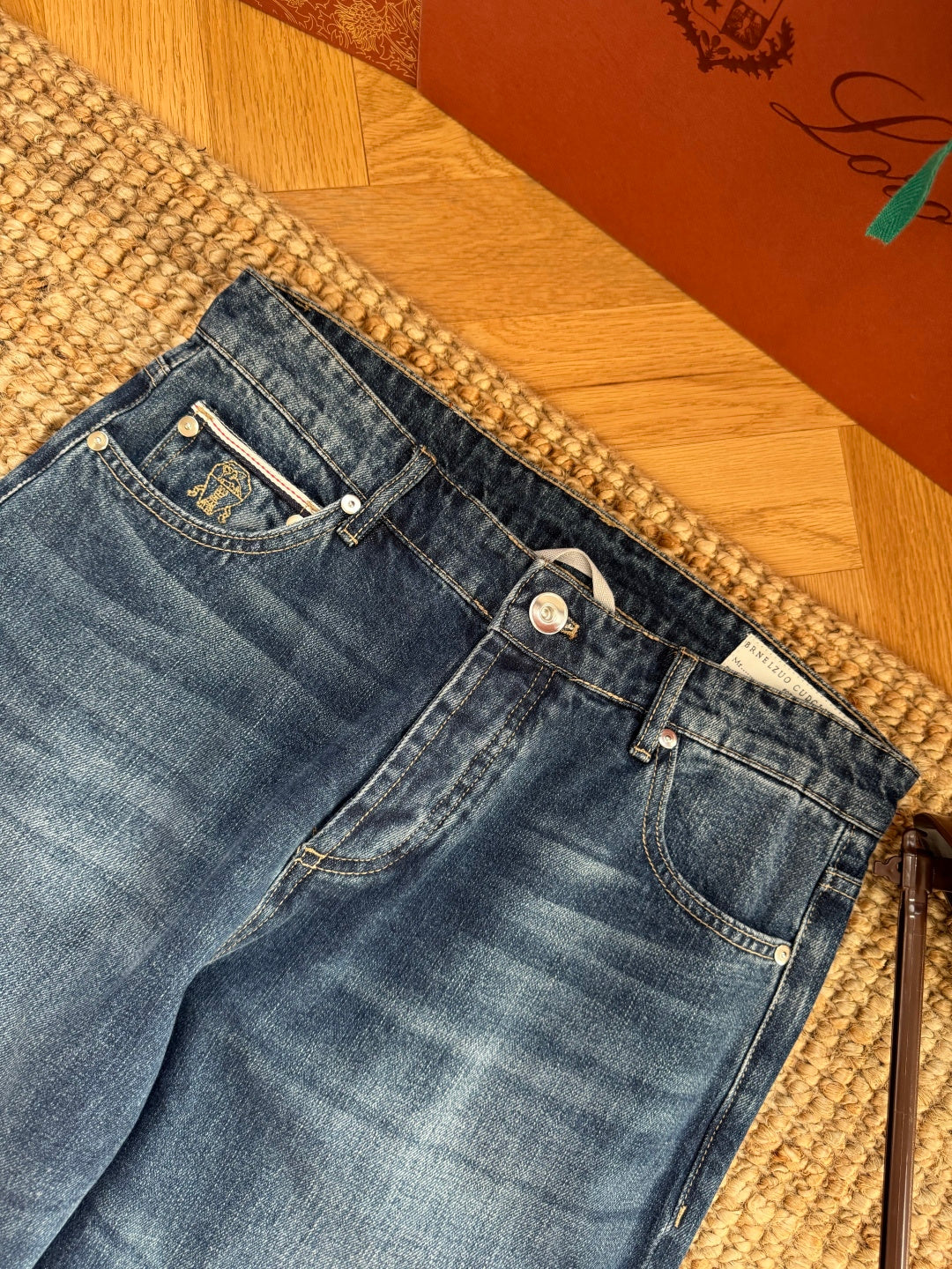 Dior Dunkelblaue Jeans