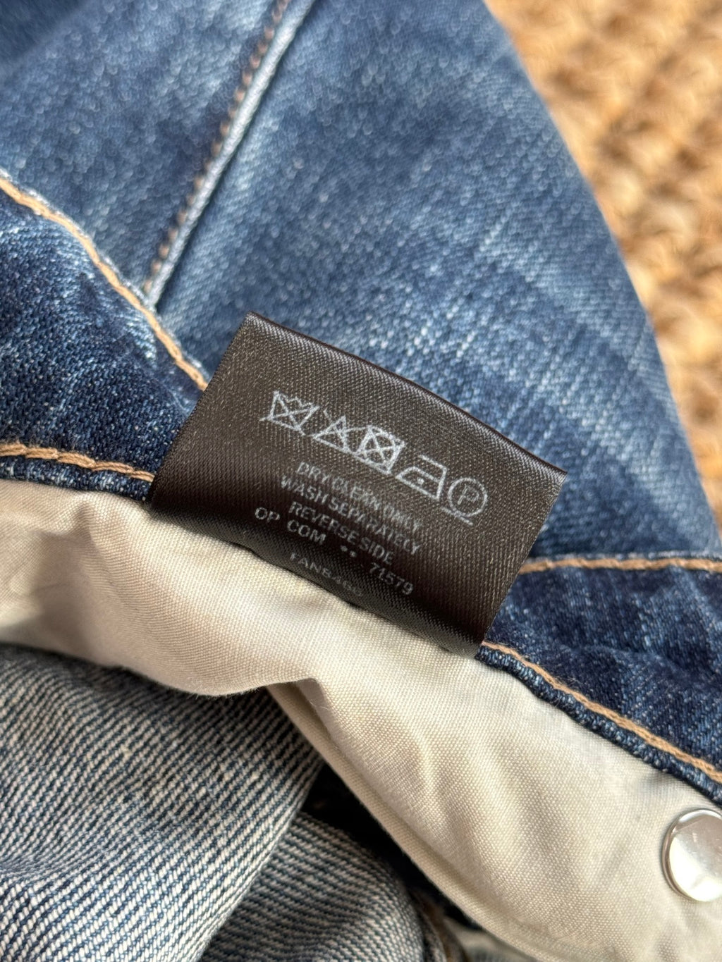 Dior Dunkelblaue Jeans