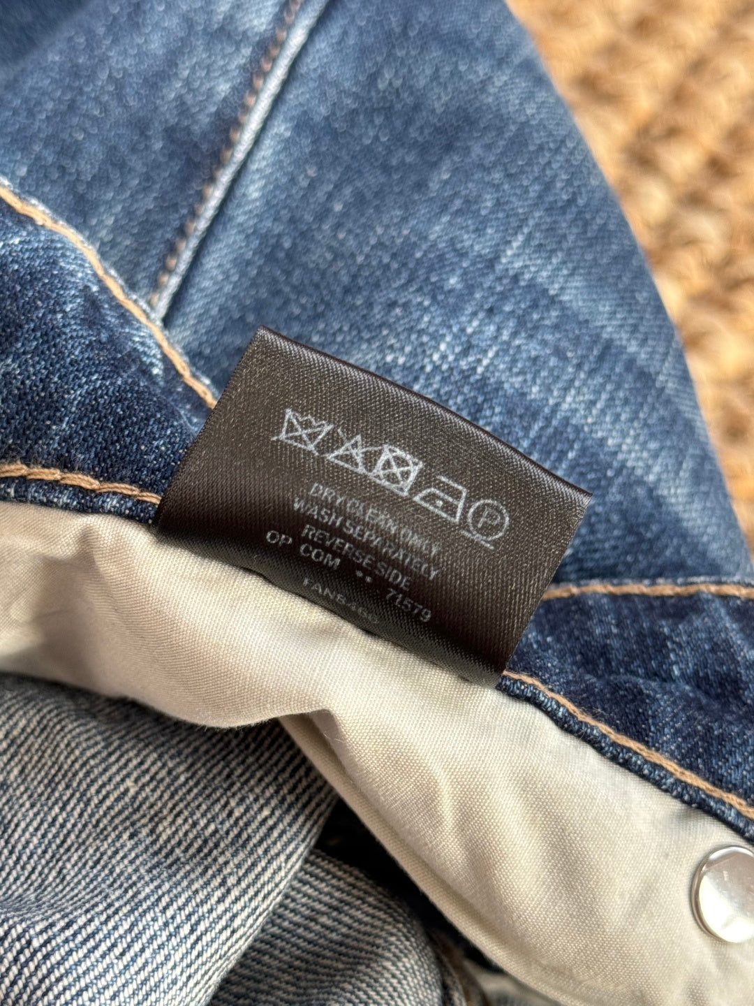 Dior Dunkelblaue Jeans