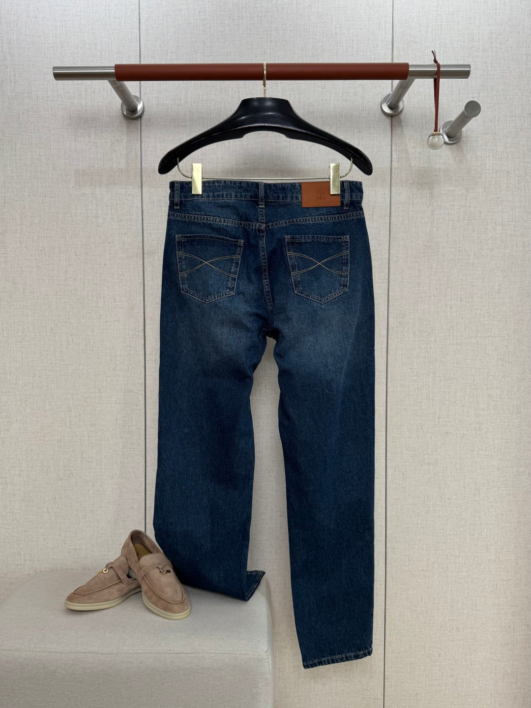 Dior Dunkelblaue Jeans