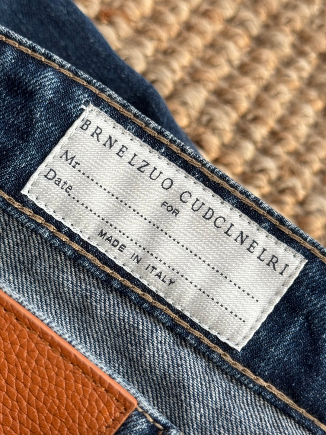 Dior Dunkelblaue Jeans