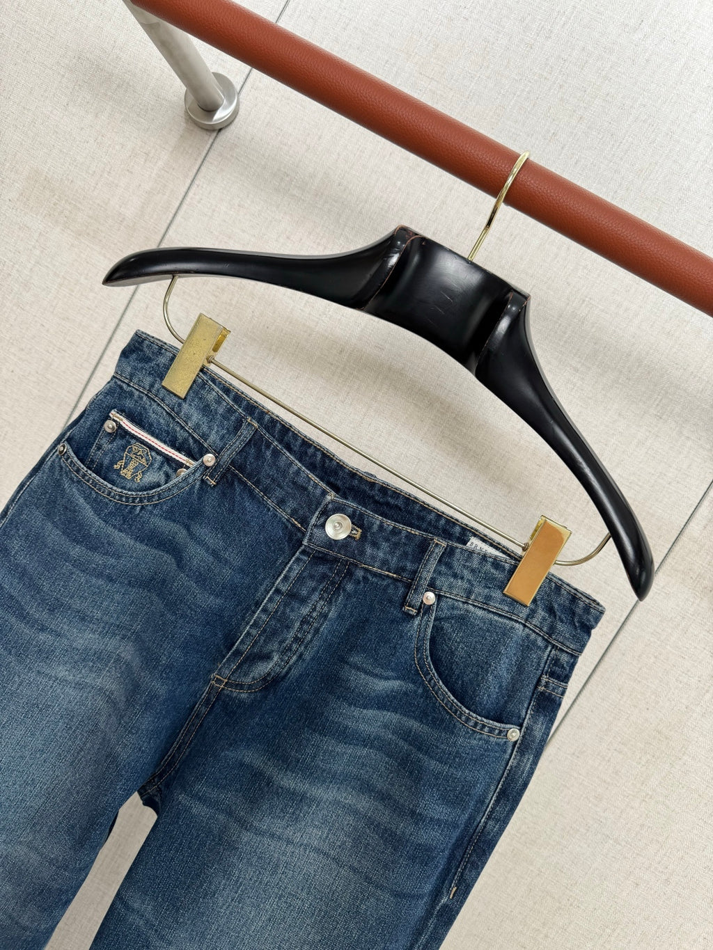 Dior Dunkelblaue Jeans