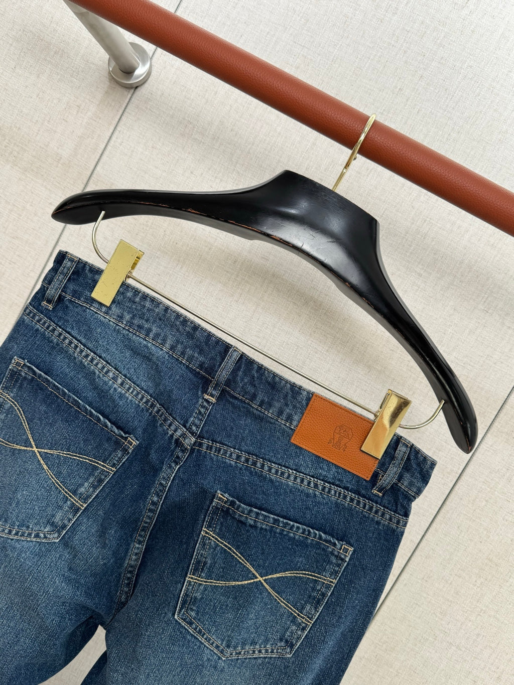 Dior Dunkelblaue Jeans