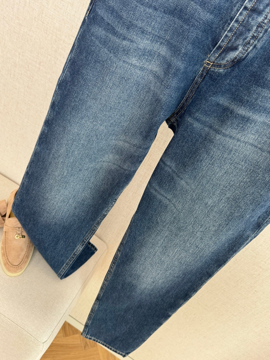 Dior Dunkelblaue Jeans