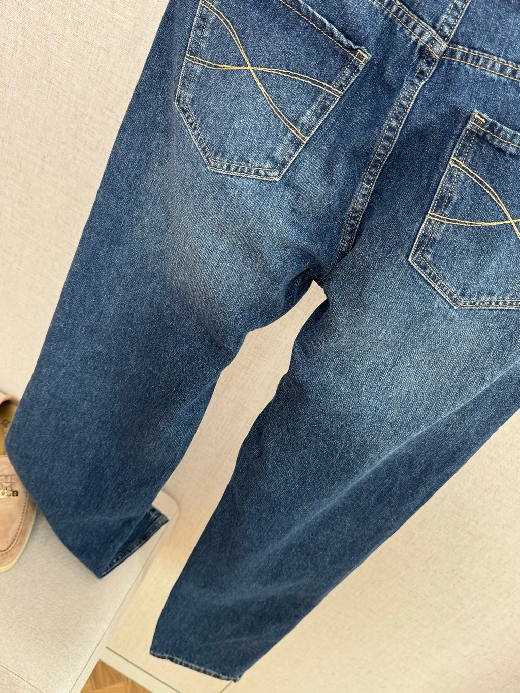 Dior Dunkelblaue Jeans