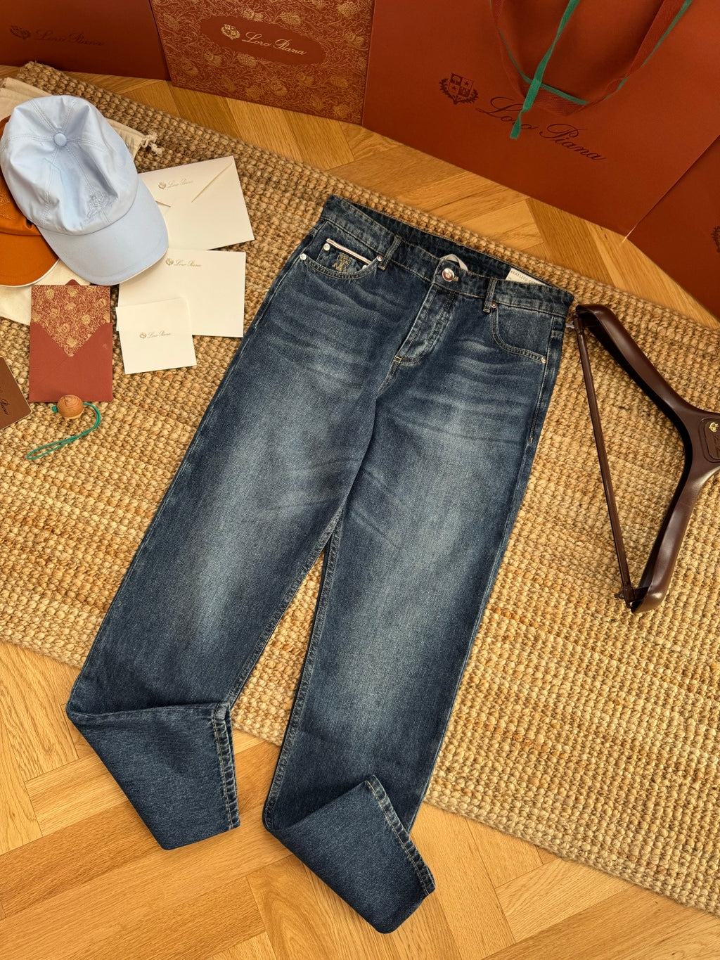 Dior Dunkelblaue Jeans