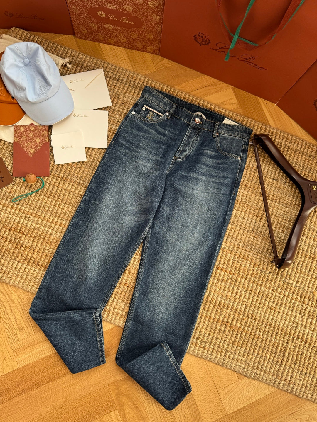 Dior Dunkelblaue Jeans