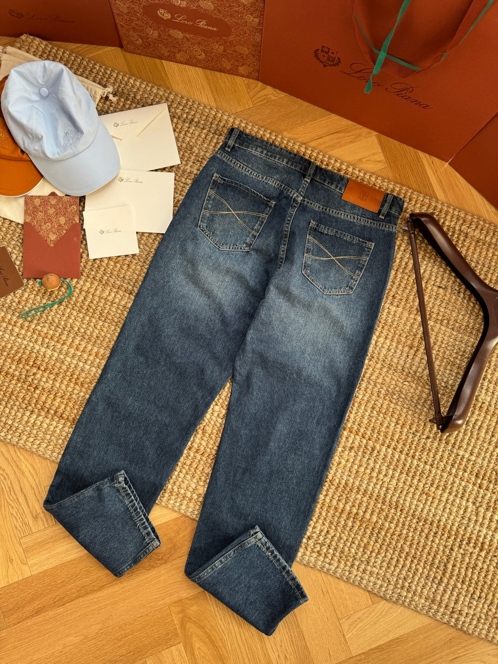 Dior Dunkelblaue Jeans