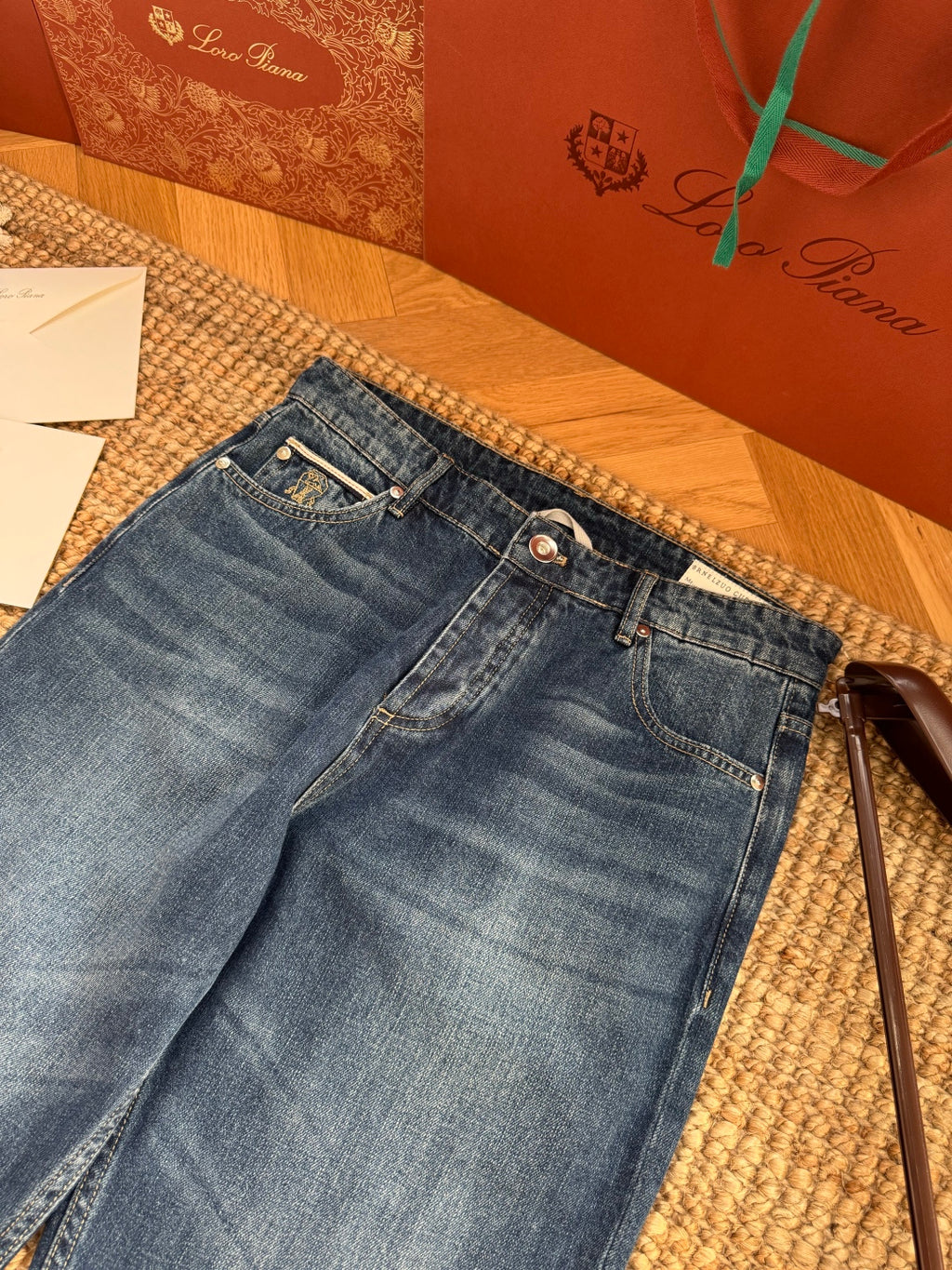Dior Dunkelblaue Jeans