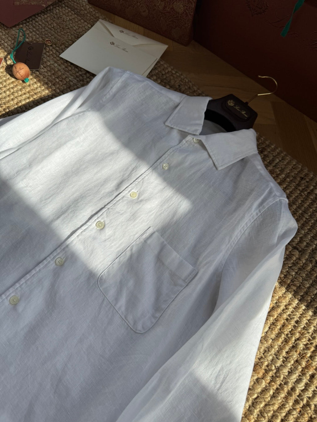 Dior Weisses Leinenhemd