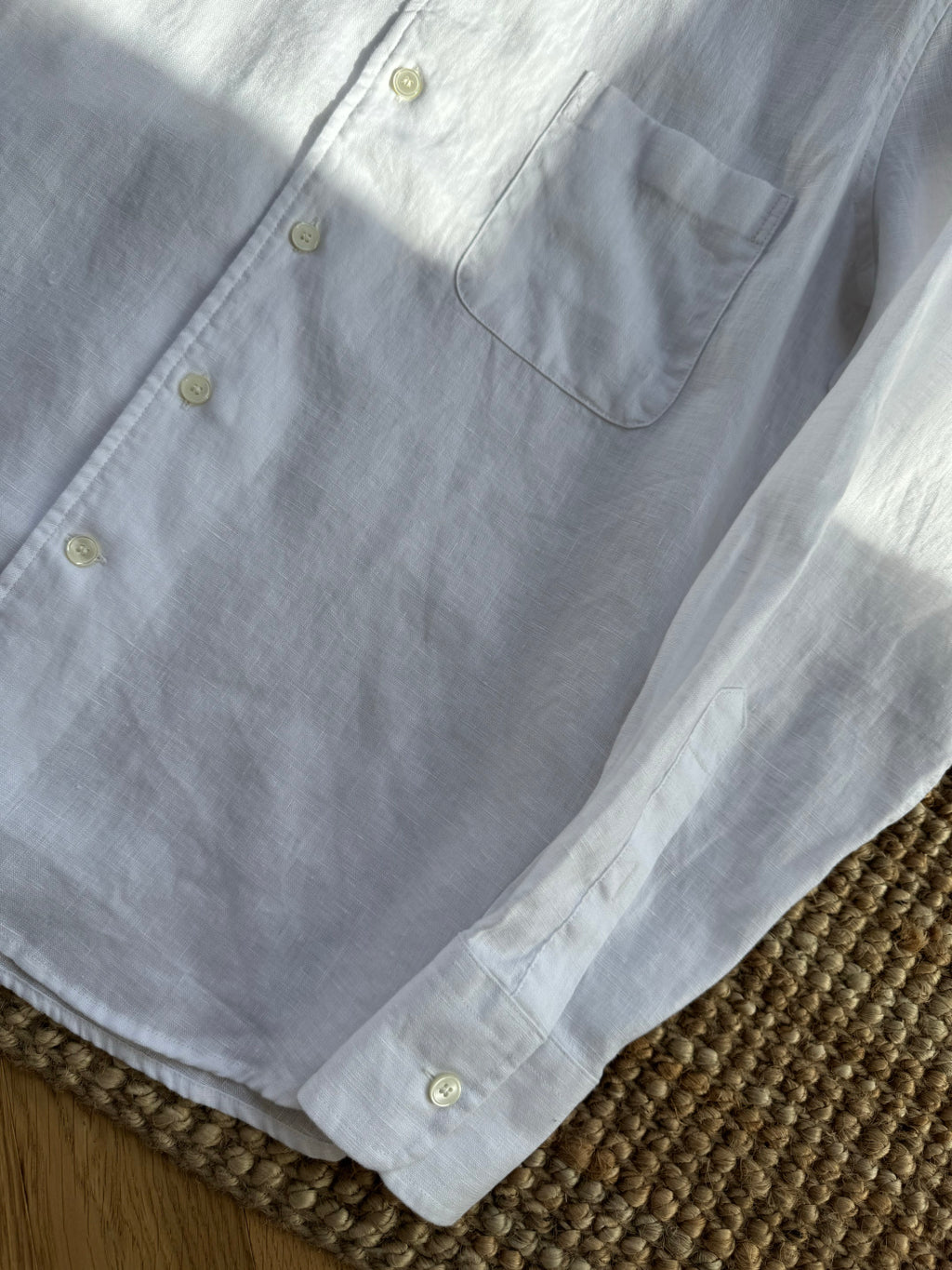 Dior Weisses Leinenhemd