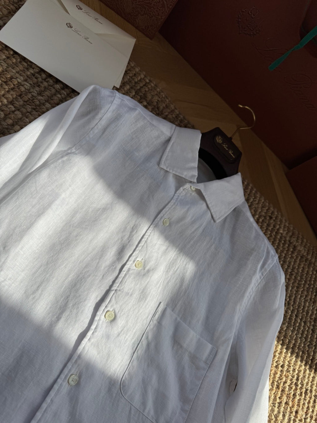 Dior Weisses Leinenhemd