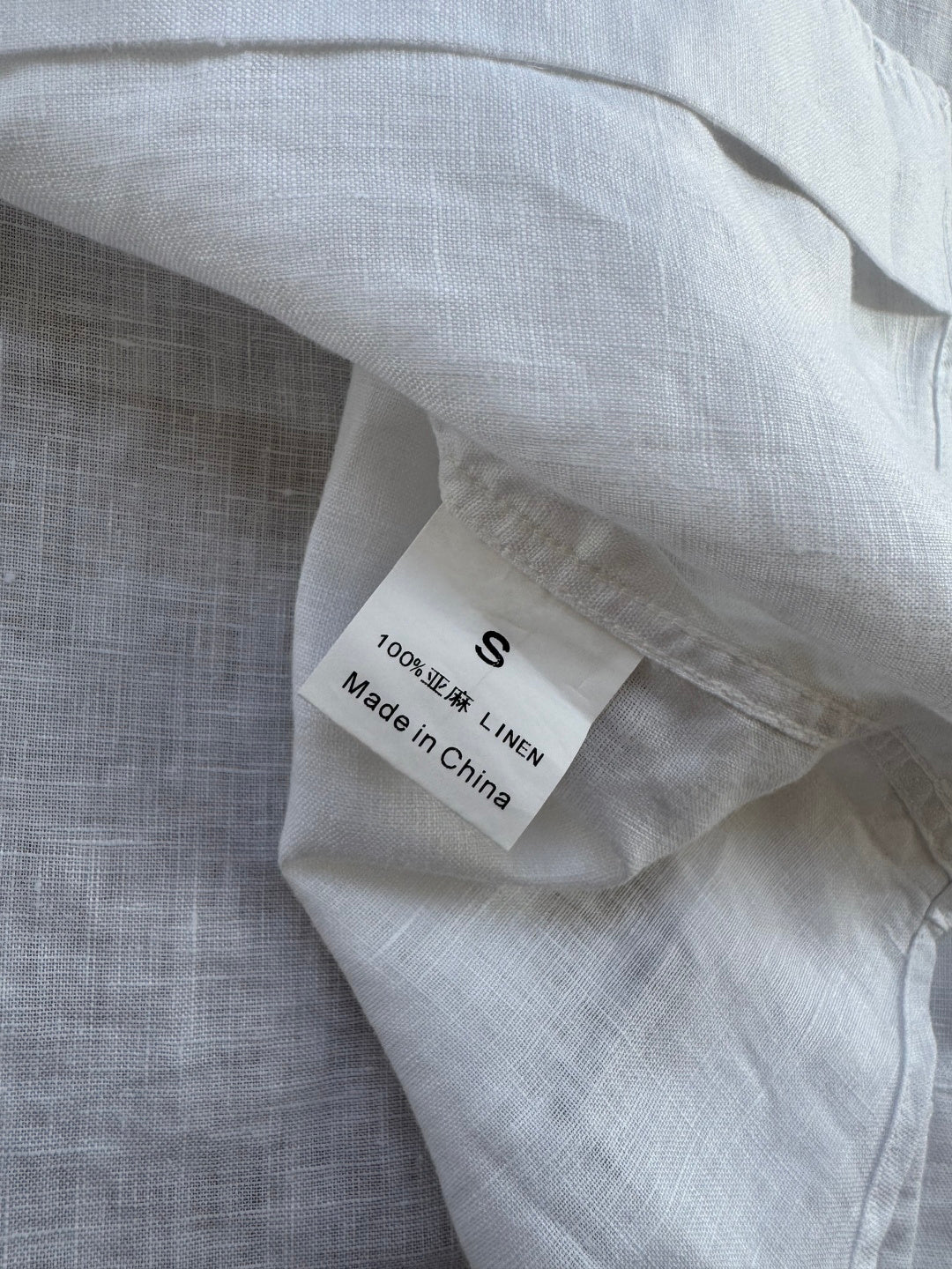 Dior Weisses Leinenhemd