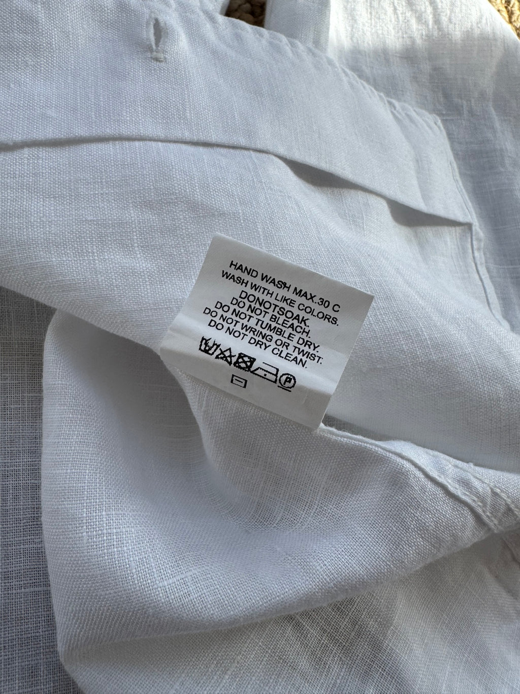 Dior Weisses Leinenhemd