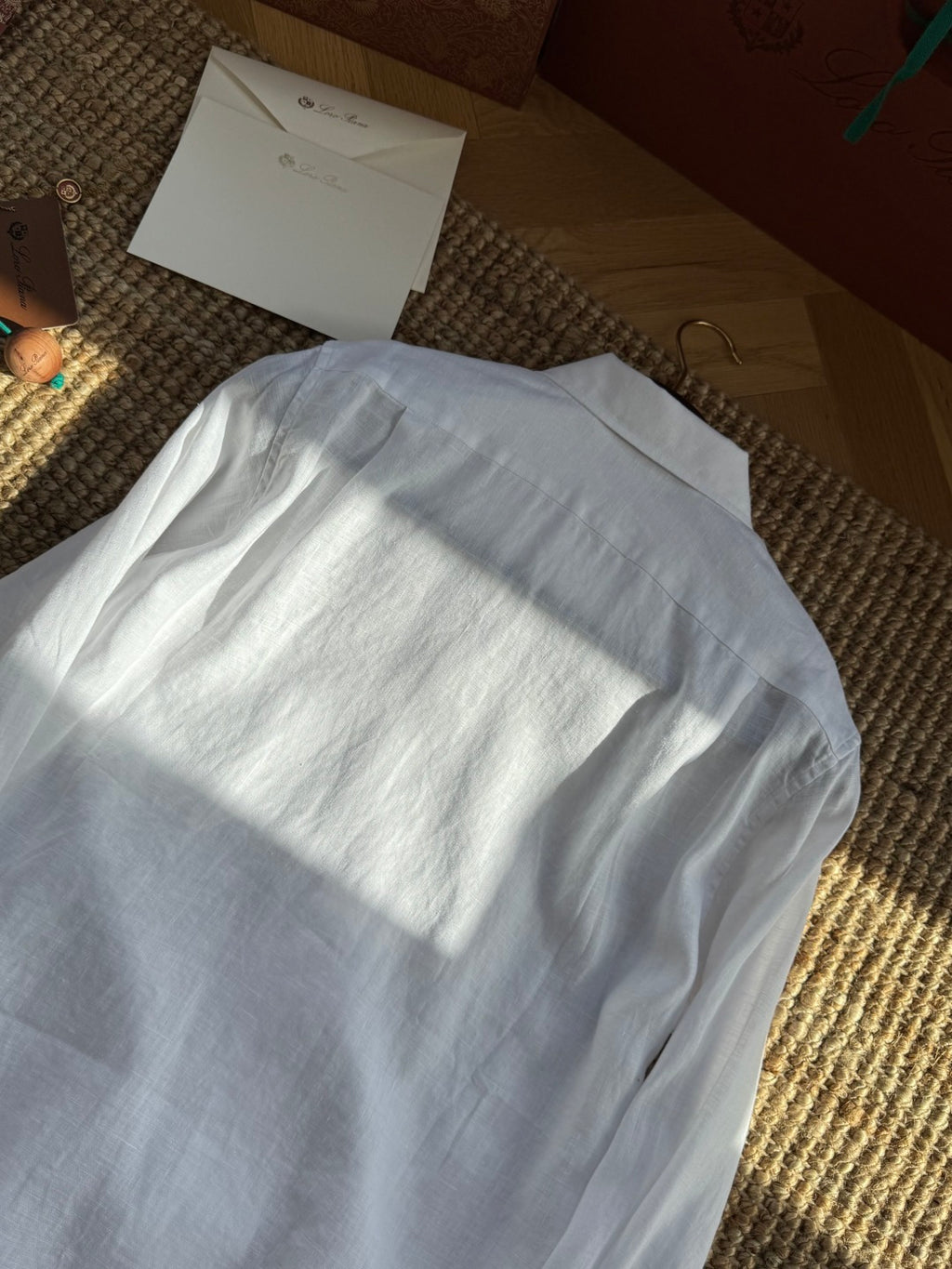 Dior Weisses Leinenhemd