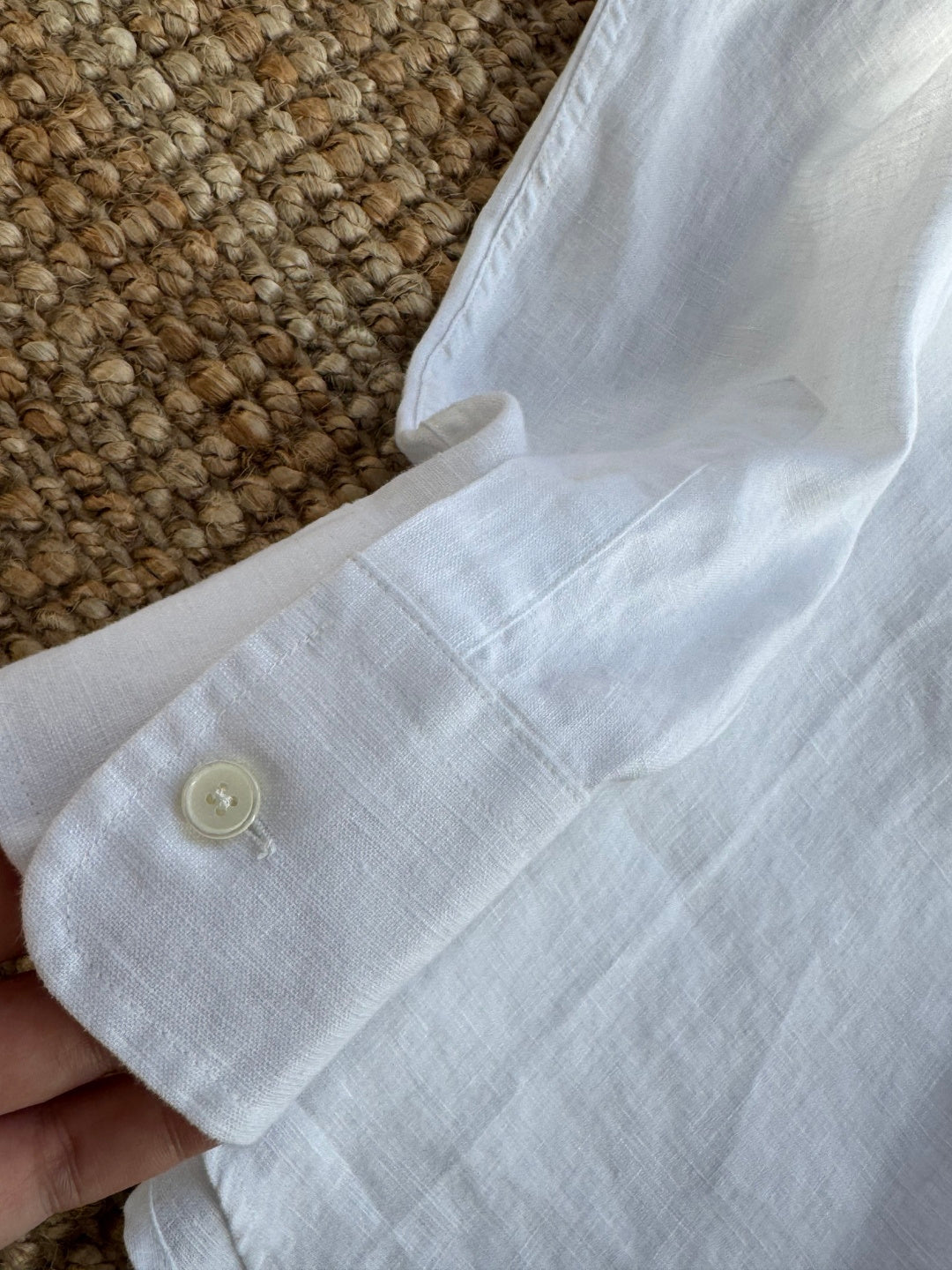 Dior Weisses Leinenhemd