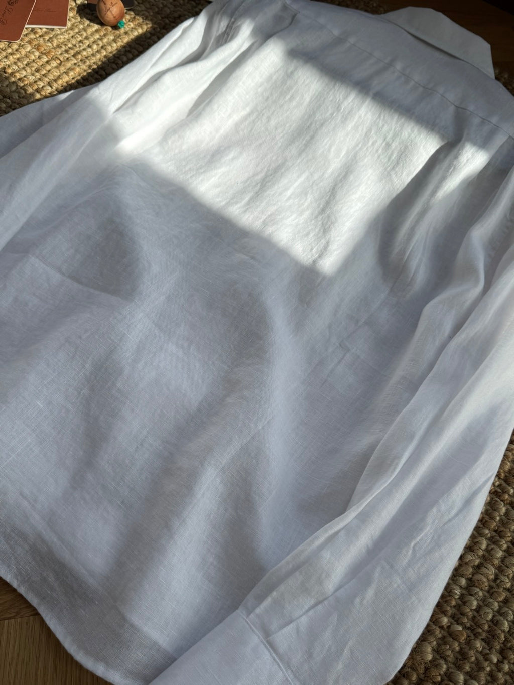 Dior Weisses Leinenhemd