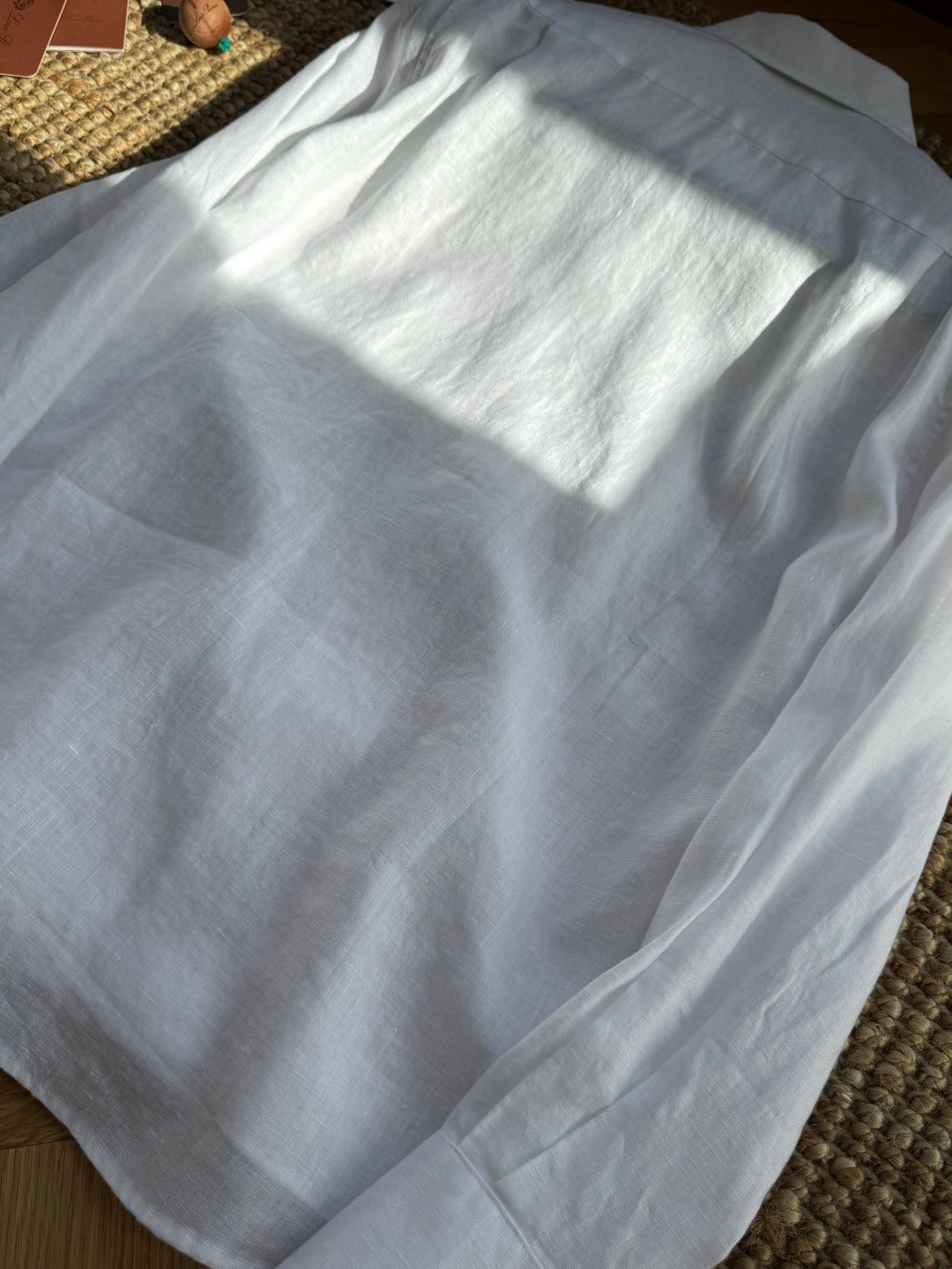 Dior Weisses Leinenhemd