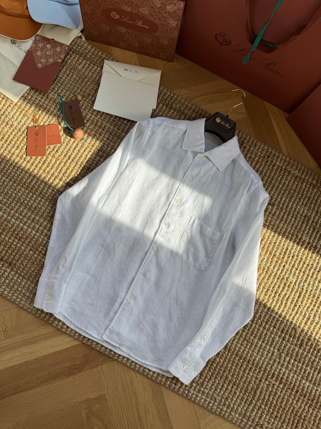 Dior Weisses Leinenhemd