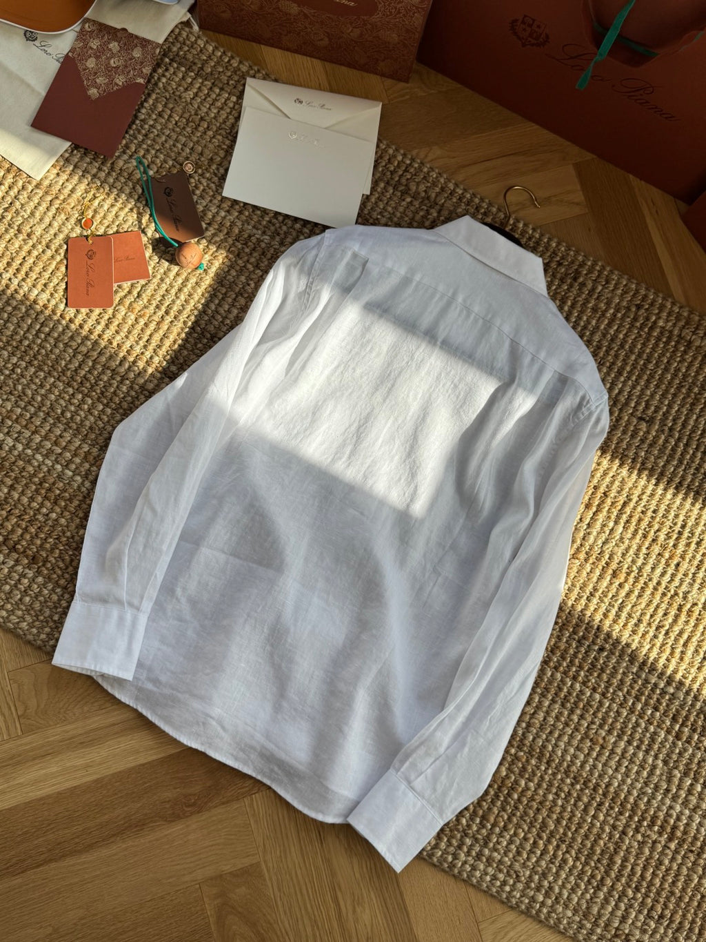 Dior Weisses Leinenhemd