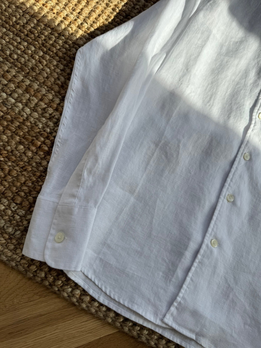 Dior Weisses Leinenhemd