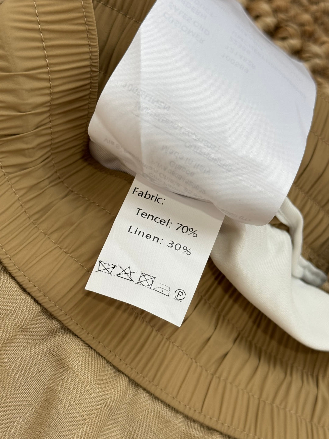 Ermenegildo Zegna Beigefarbene Stoffhose