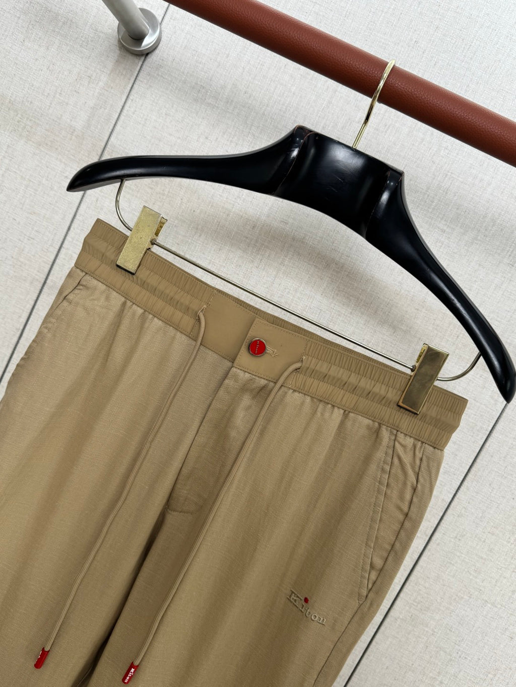 Ermenegildo Zegna Beigefarbene Stoffhose