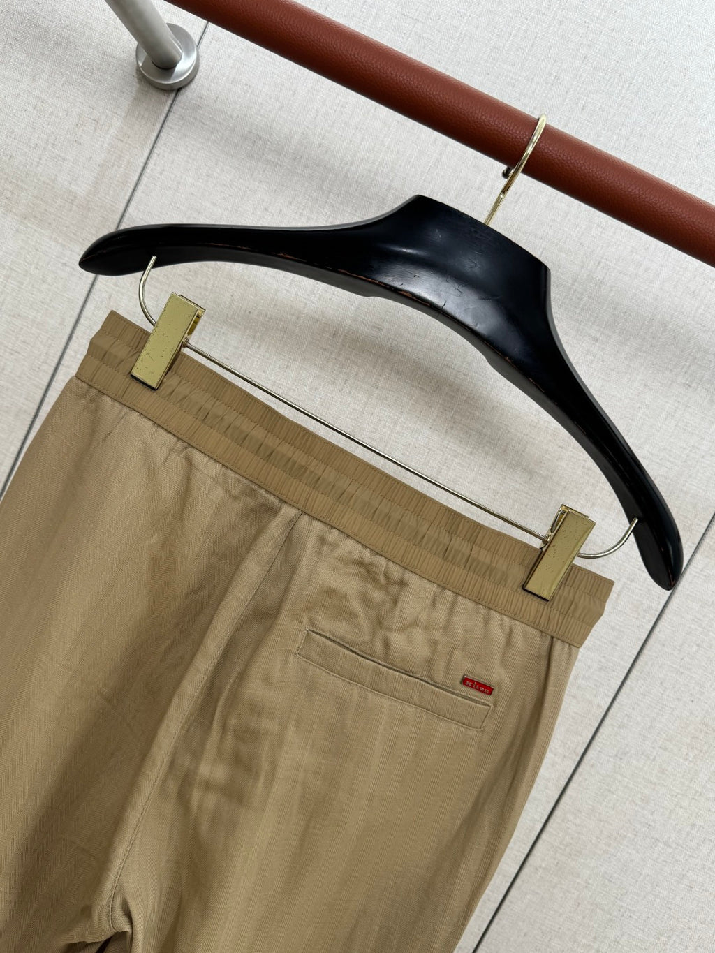 Ermenegildo Zegna Beigefarbene Stoffhose