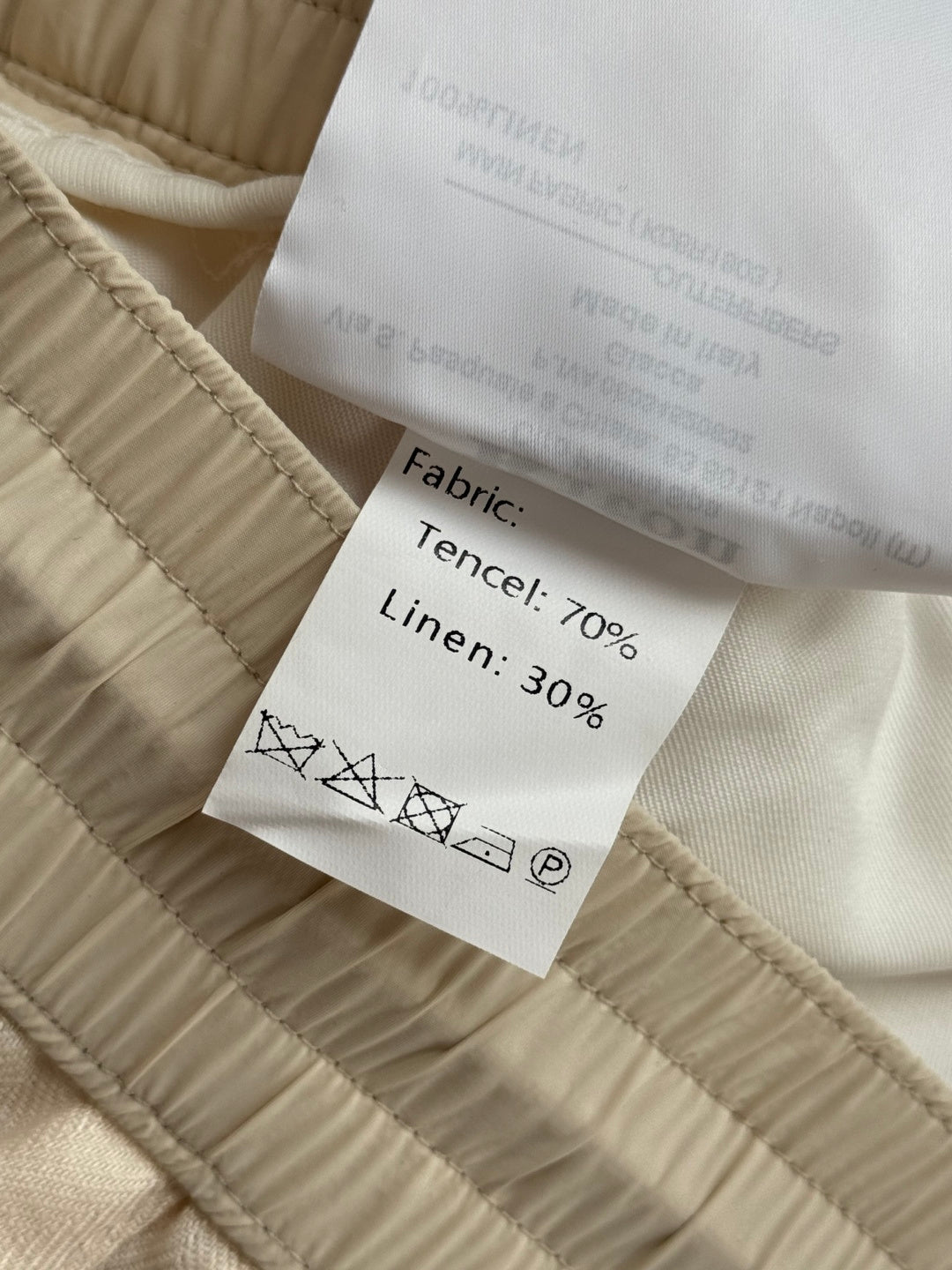 Ermenegildo Zegna Cremefarbene Stoffhose